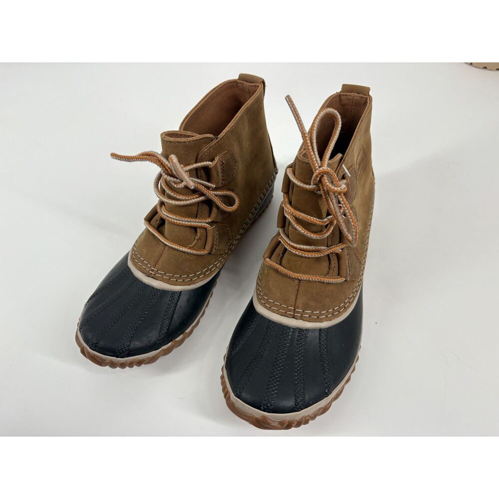 Sorel Waterproof Duck Boots | Leather & Rubber Lace-Up Winter Boots